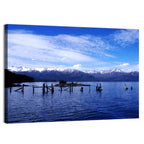Nahuel Huapi Lake with Wooden Pilings Wall Art
