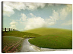 Winding Road Through Rolling Hills Wall Art