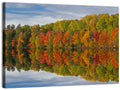 Moccasin Lake Autumn Reflection Wall Art