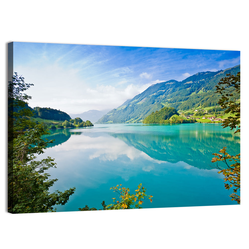 Emerald Lake Wall Art, canvas print, landscape
