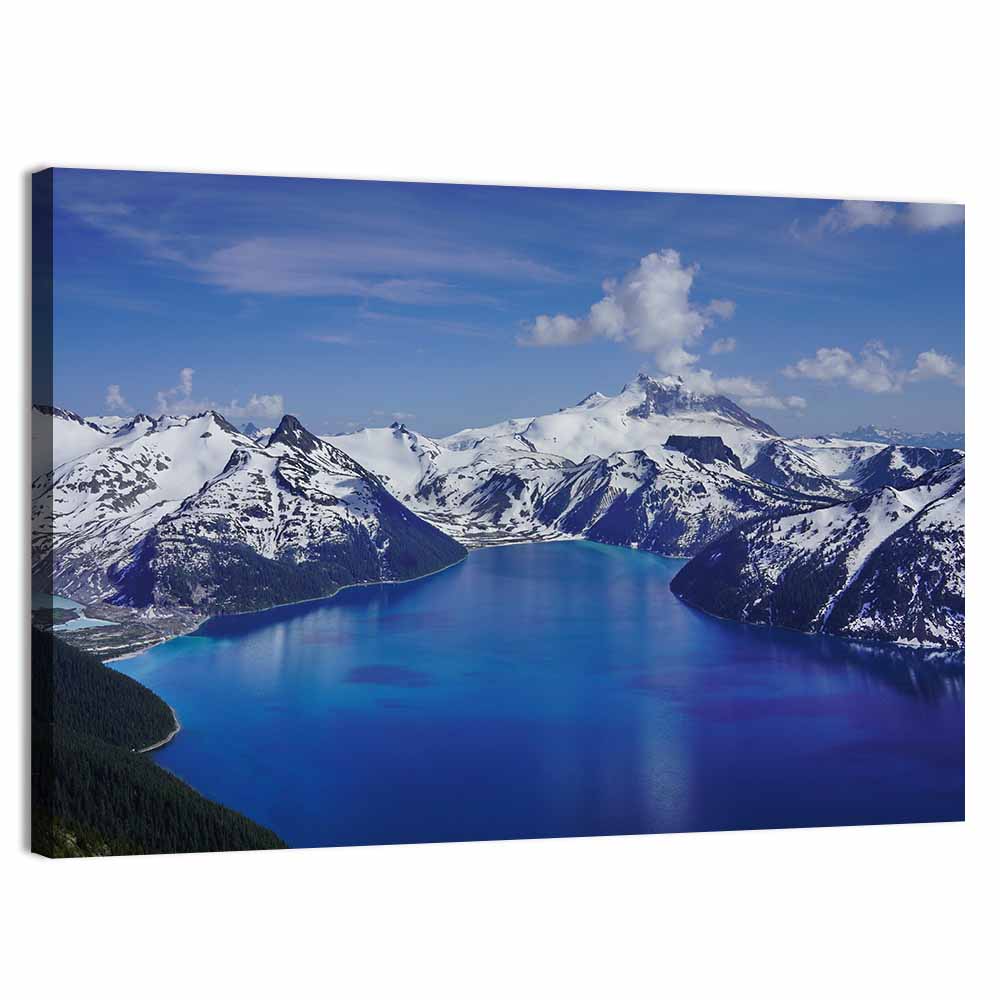 Garibaldi Lake Mountain View Wall Art, canvas print, landscape
