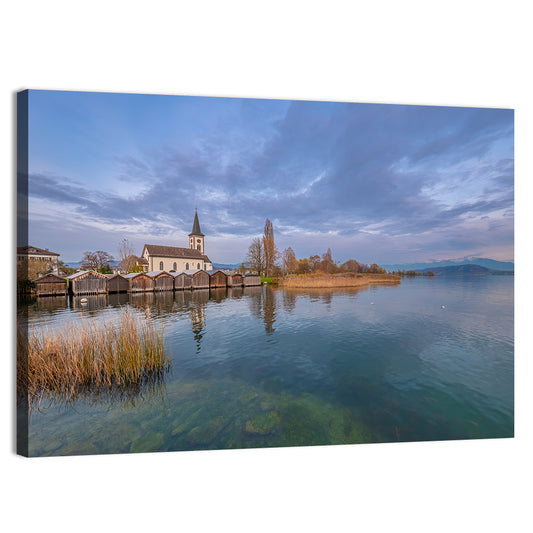 Lake Obersee Busskirch Church Wall Art