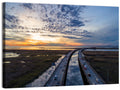 Mobile Bay Bridge at Sunset Wall Art