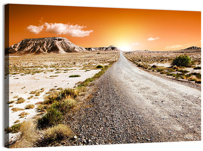 Infinite Desert Road Wall Art