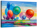 Autumn Trees at Sunset Wall Art