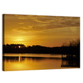 Lake Weiss Sunset Reflection Wall Art