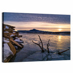 Lake Abiquiu Winter Sunset Wall Art