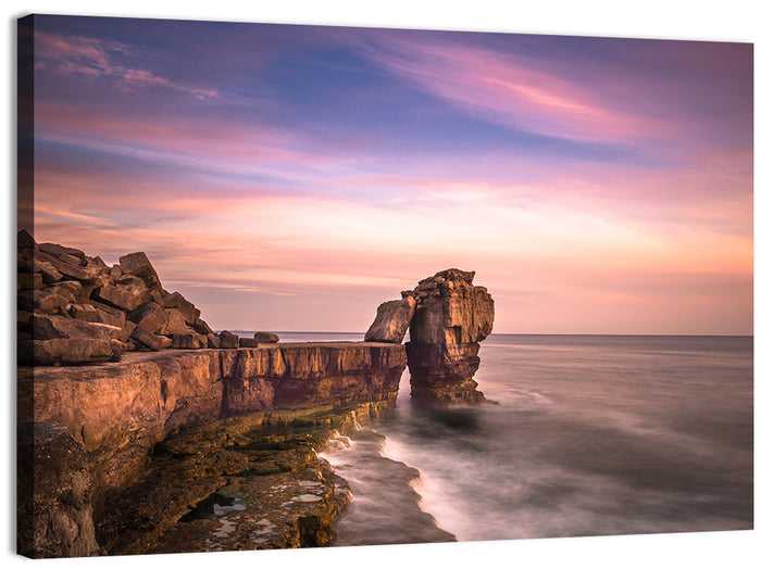 Pulpit Rock, Isle of Portland Wall Art as a canvas print