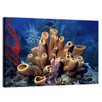Belize Reef Sponge Scene Wall Art