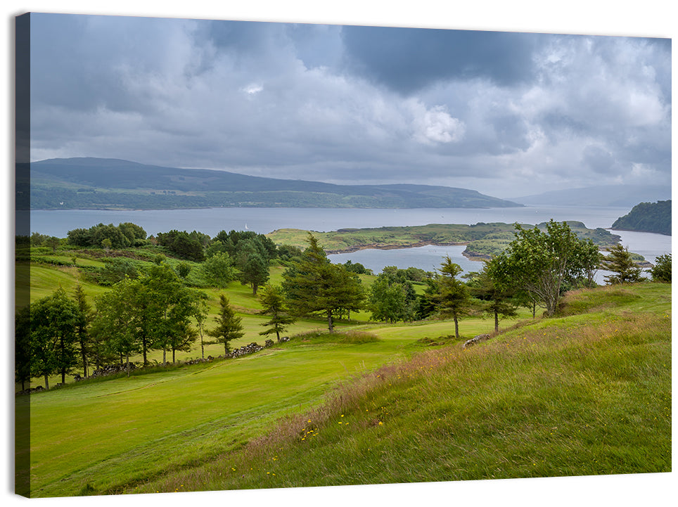 Tobermory Bay Coastal Hill Wall Art