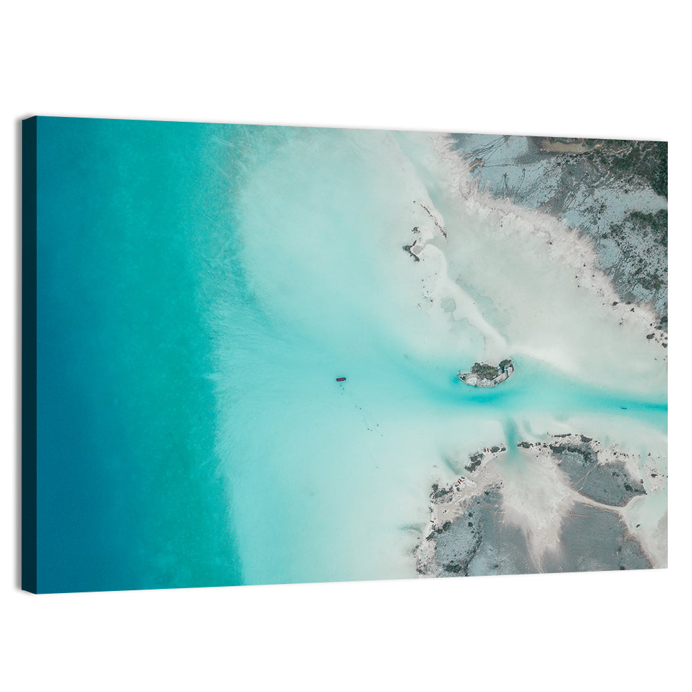 Bacalar Lagoon Aerial Wall Art