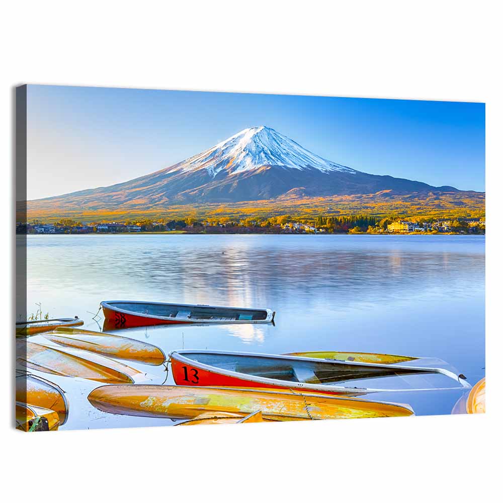 Fuji Mountain Near Kawaguchiko Lake Wall Art