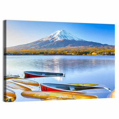 Fuji Mountain Near Kawaguchiko Lake Wall Art