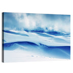 Wind-swept Snow Ridges Wall Art