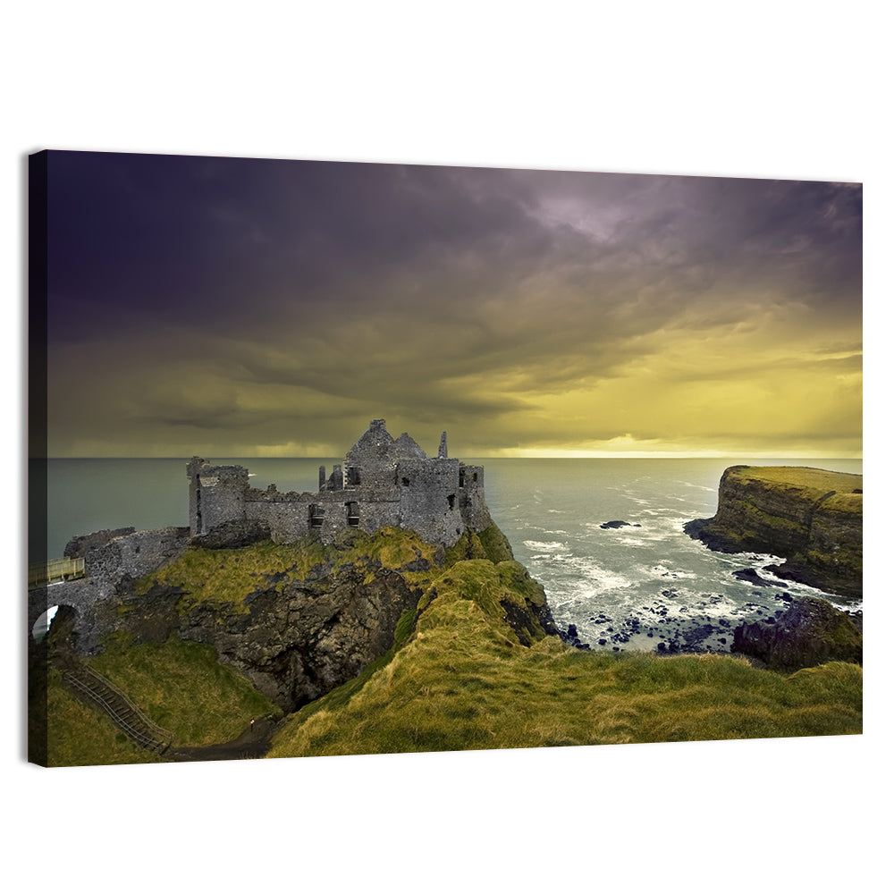 Dunluce Castle Ruins Wall Art