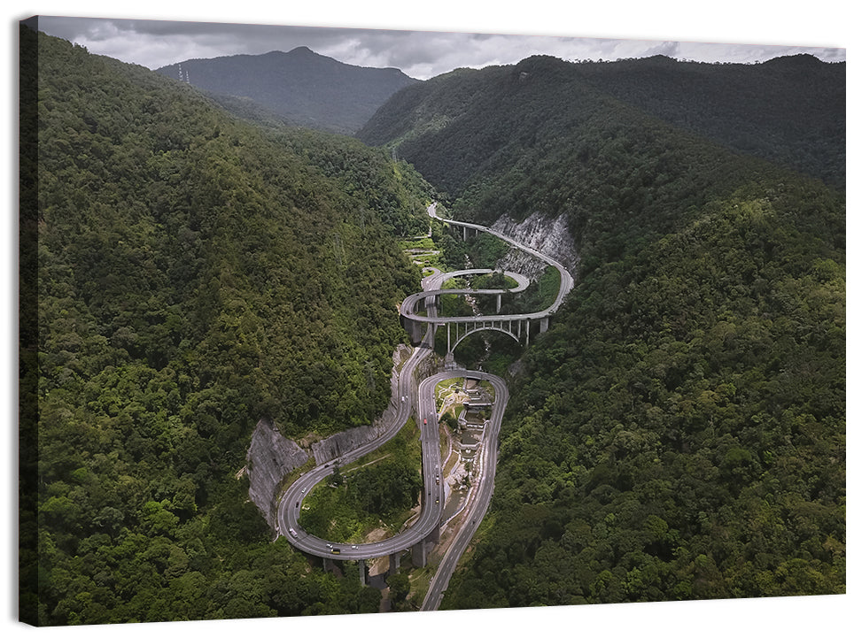 Kelok Sambilan Winding Highway Wall Art