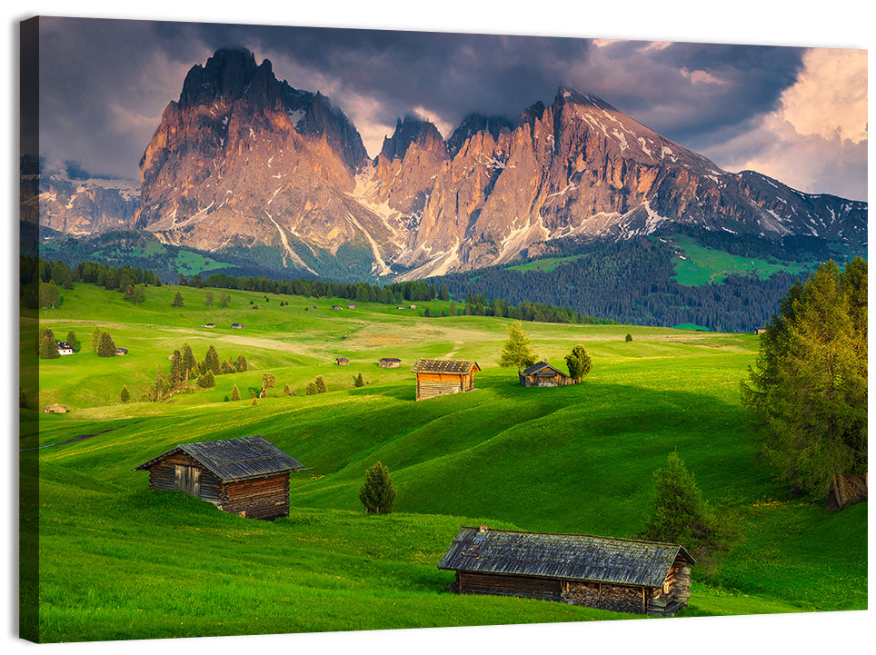 Alpe Di Siusi Meadow, Castelrotto Wall Art