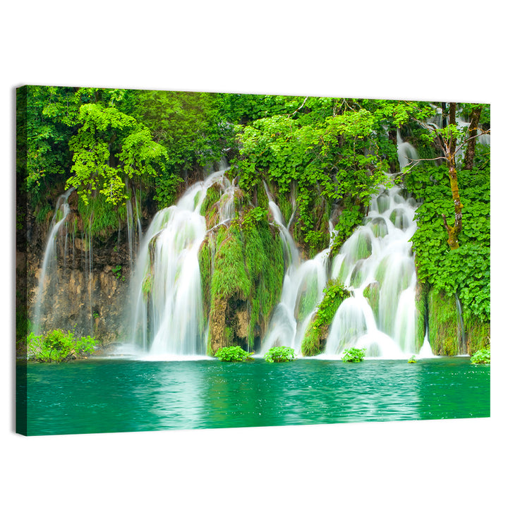 Plitvice Lakes Cascades Wall Art