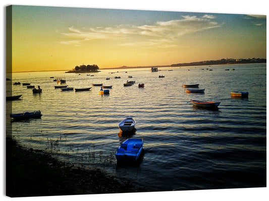 Bhopal Lake Sunset Wall Art