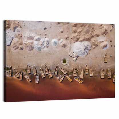 Pink Lake Retba Wall Art