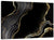 Gold Through Black Abstract Wall Art