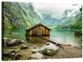 Obersee Boathouse at Königssee Wall Art