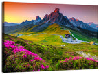 Passo Giau Flower Meadow Wall Art