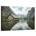 Königssee Boathouse at Obersee Wall Art