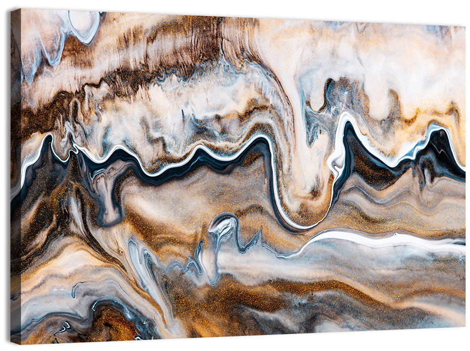 Swirling Flows Abstract Wall Art