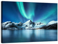 Lofoten Aurora Reflection Wall Art