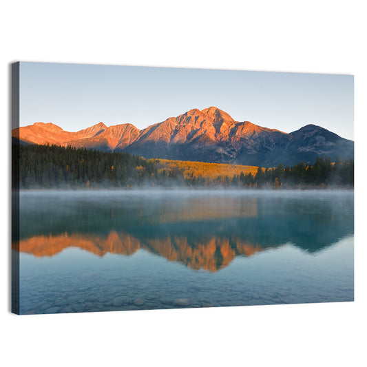 Patricia Lake and Mount Pyramid Wall Art