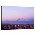 Mount Ararat at Dusk Over Yerevan Wall Art