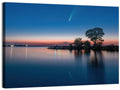 Dnieper River Comet Reflection Wall Art
