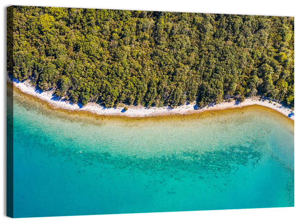 Dugi Otok Aerial Shoreline Wall Art