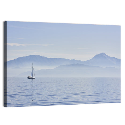 Boat & Calm Sea Wall Art