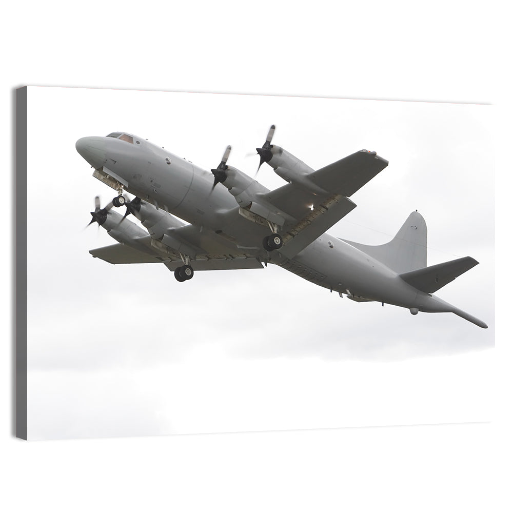 Four-engine Turboprop Patrol Aircraft Wall Art