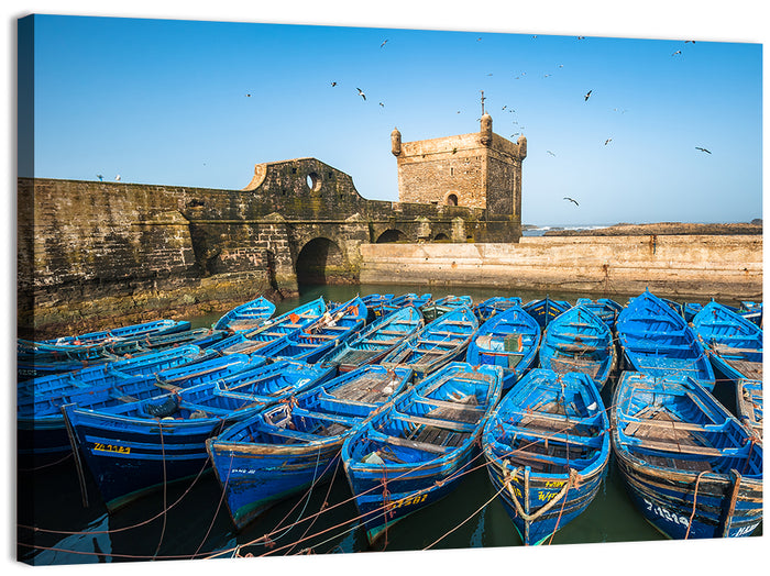 Skala Du Port, Essaouira Wall Art as a canvas print