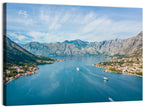Bay of Kotor Aerial View Wall Art