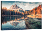 Lago Di Antorno Reflection Wall Art