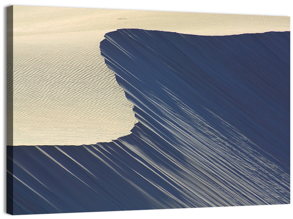 Minimalist Sand Dunes in Late Light Wall Art, canvas print, landscape