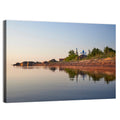 Lake Peipus Sunset with Blue Domes Wall Art