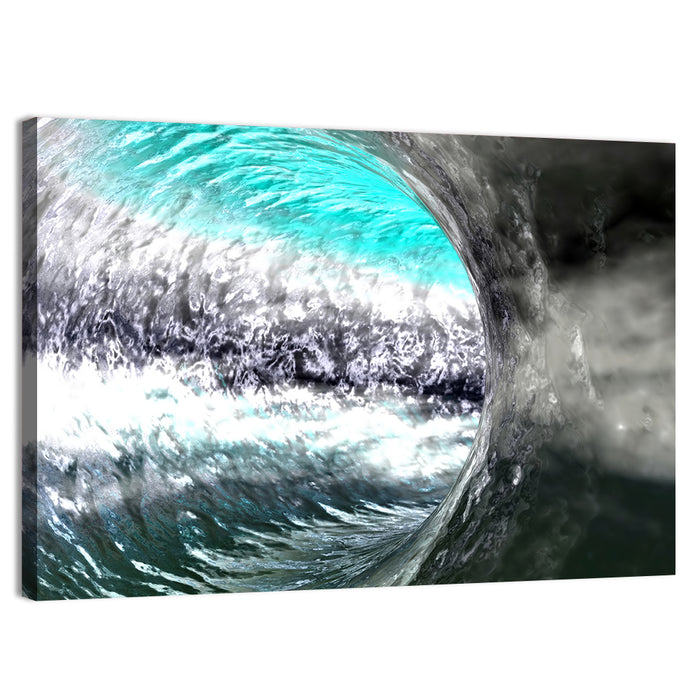 Water Tunnel Concept Wall Art as a canvas print