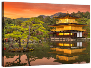 Golden Pavilion Temple Wall Art