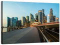 Singapore Business District Skyline Wall Art