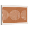 Terracotta Timelapse Circles Wall Art