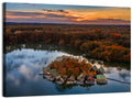 Lake Derito at Dusk Wall Art