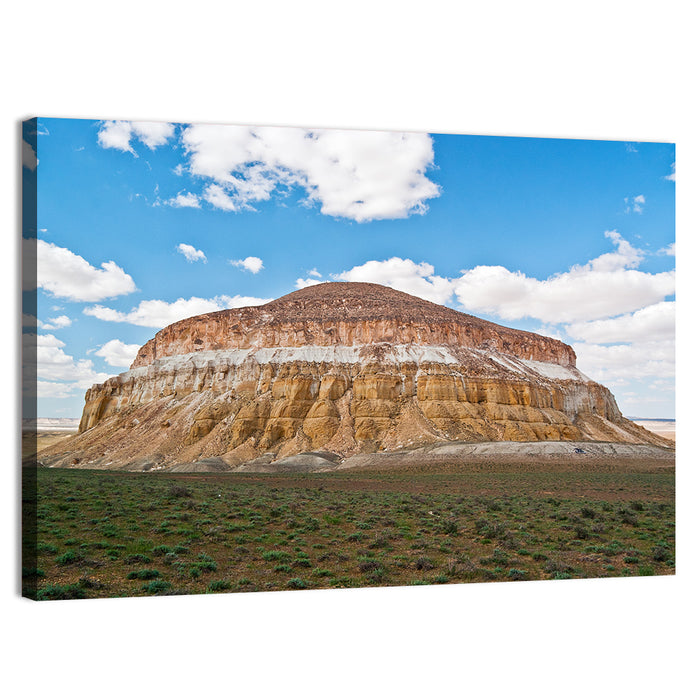 Sherkala Butte Wall Art as a canvas print