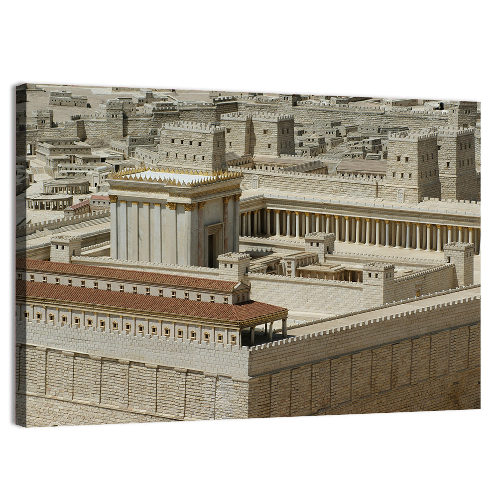 Holyland Model Second Temple Wall Art