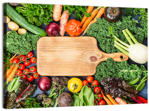 Organic Vegetables Wall Art