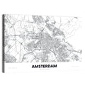 Amsterdam City Map Wall Art